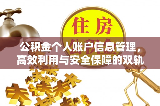 浑南公积金个人账户信息管理，高效利用与安全保障的双轨并行