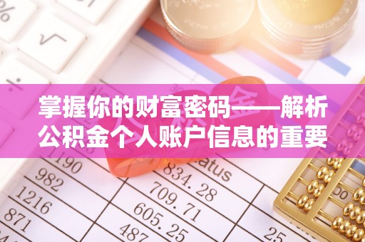 浑南掌握你的财富密码——解析公积金个人账户信息的重要性