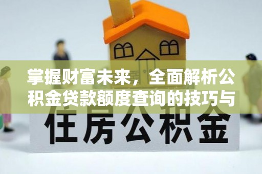 浑南掌握财富未来，全面解析公积金贷款额度查询的技巧与策略