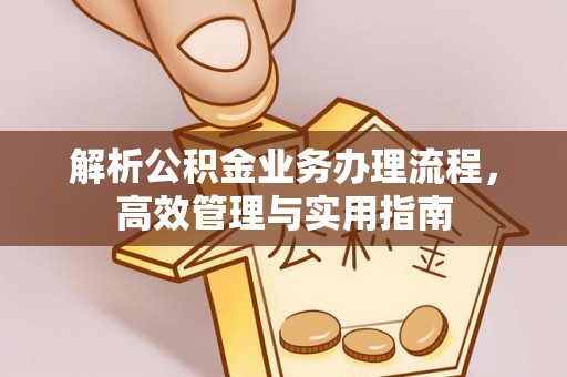 浑南解析公积金业务办理流程，高效管理与实用指南