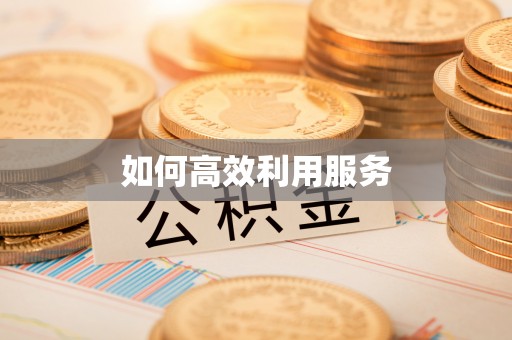浑南如何高效利用服务
