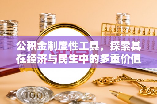 浑南公积金制度性工具，探索其在经济与民生中的多重价值