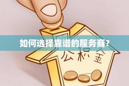 浑南如何选择靠谱的服务商？