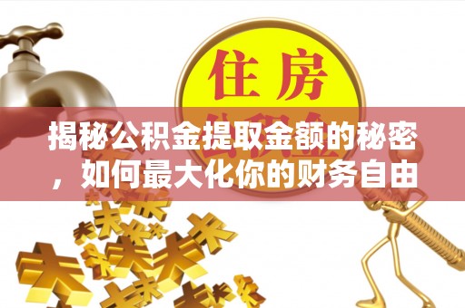 浑南揭秘公积金提取金额的秘密，如何最大化你的财务自由