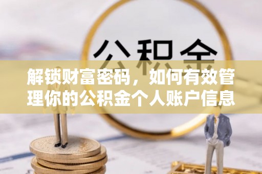 浑南解锁财富密码，如何有效管理你的公积金个人账户信息