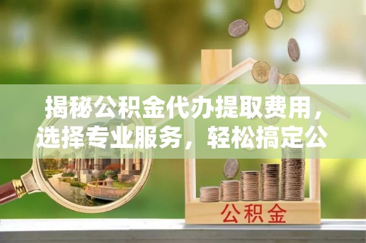 浑南揭秘公积金代办提取费用，选择专业服务，轻松搞定公积金提取