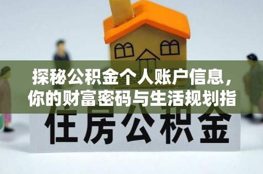 浑南探秘公积金个人账户信息，你的财富密码与生活规划指南