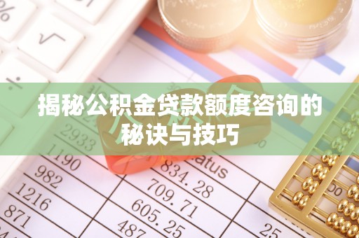 浑南揭秘公积金贷款额度咨询的秘诀与技巧