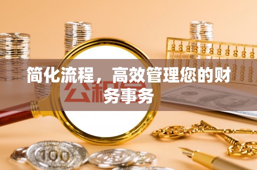 浑南简化流程，高效管理您的财务事务